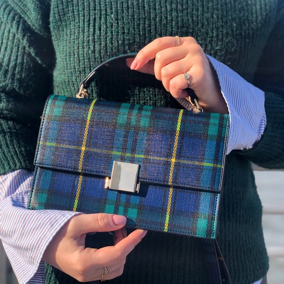 Miss Selfridge Handbags - New Look cross body bag in cool tartan